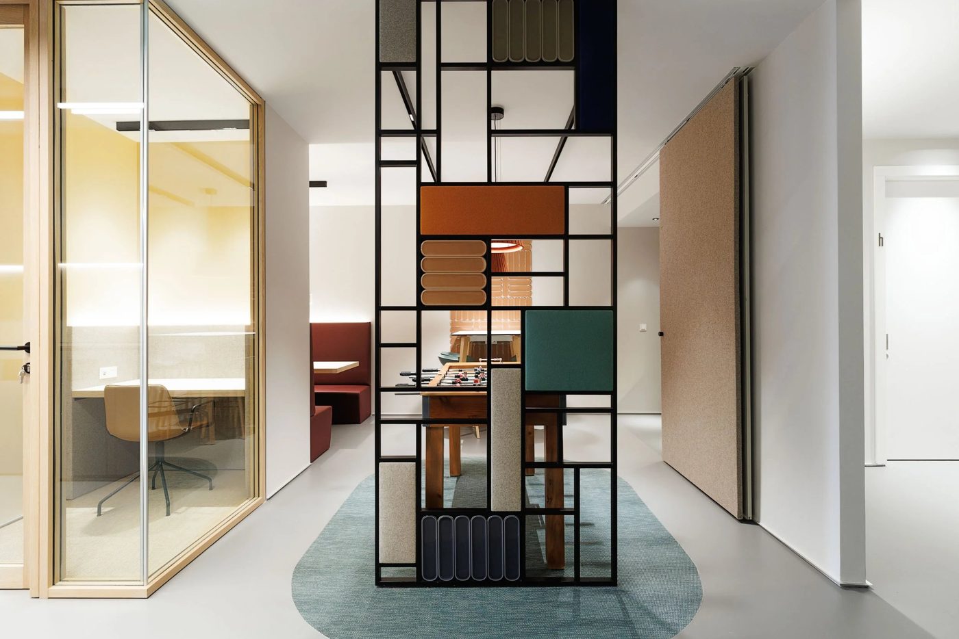 Cloison décorative en bois